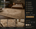 Luxury Handmade Area Rug | Premium Wool Blend Rug